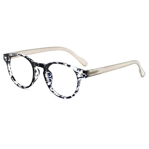 OCCI CHIARI Blocking Blue light Reading Glasses Computer Reader for Women 0 1.0 1.25 1.5 1.75 2.0 2.25 2.5 2.75 3.0 3.5 4.0 5.0 6.0(Black 125)