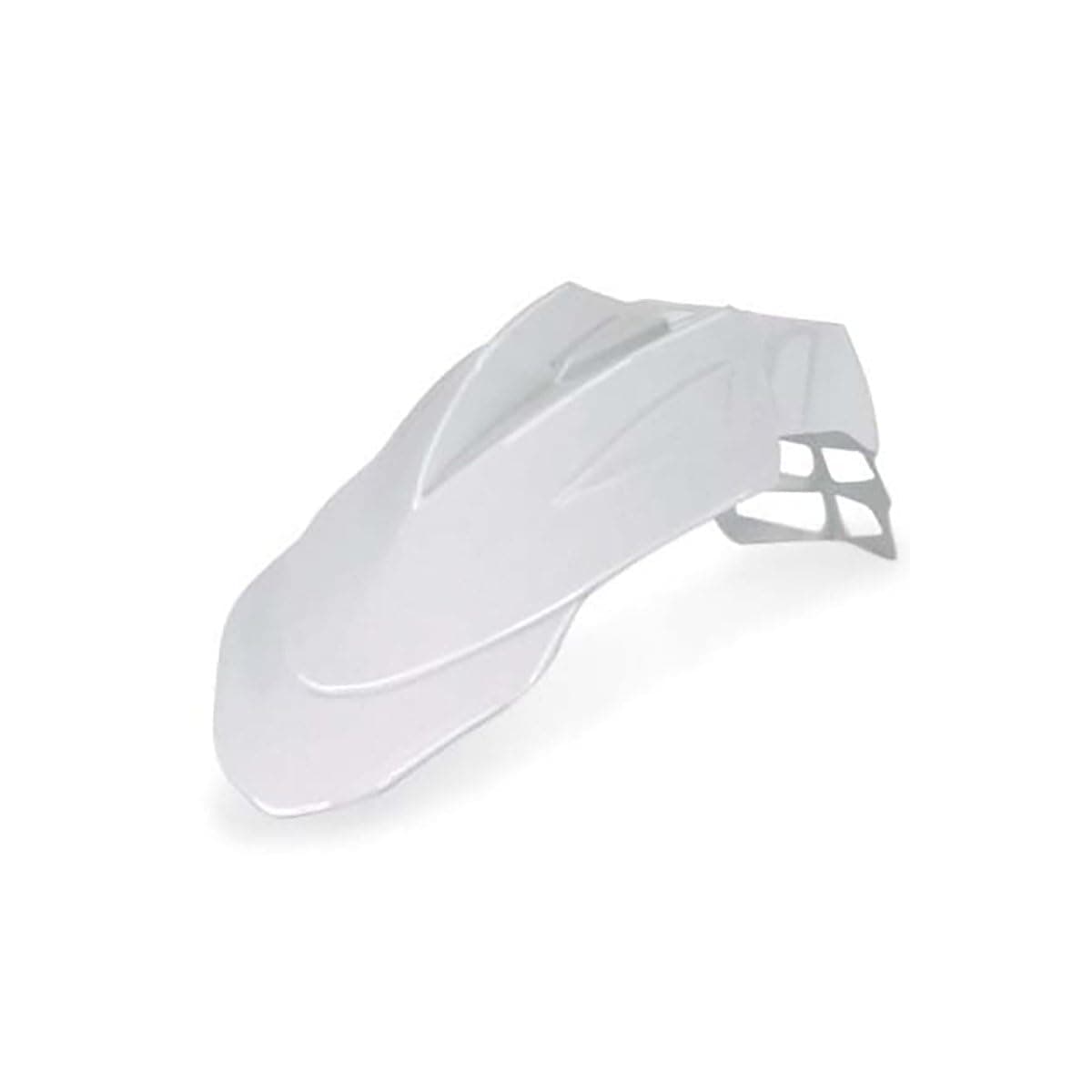Universal Supermoto Front Fender - white