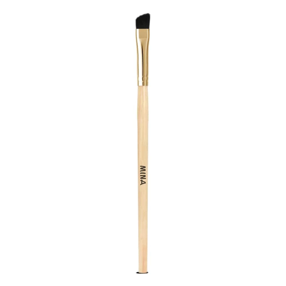 MinaiBrowMINA ibrow Bamboo Handle Professional Angled Eyebrow Brush (Pack of 1)