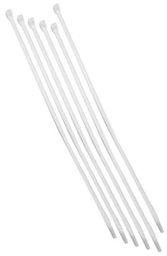 Electrical 14-Inch Cable Ties, Natural, 100-Pack by MCR Group