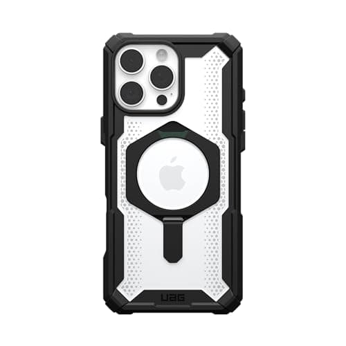 URBAN ARMOR GEAR UAG Designed for iPhone 16 Pro Max Case 6.9" Plasma XTE - Compatible with MagSafe Charging & Kickstand Rugged Shockproof Anti-Slip Military Grade Protective Cover, Black/Clear