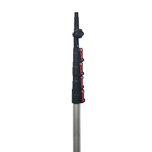 Pole 6-24 Ft. Multi Purpose Extension Pole for Duster, Paint Roller, Window Cleaning Light Bulb Changer, Hanging Christmas Lights, Gutter Cleaning, Telescoping Pole, Cleaning Tool,Professional Grade