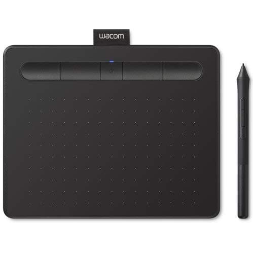 Wacom Intuos CTL4100WLK0 Wireless Graphics Drawing Tablet with 3 Bonus Software Included, 7.9" x 6.3", Black (Renewed)