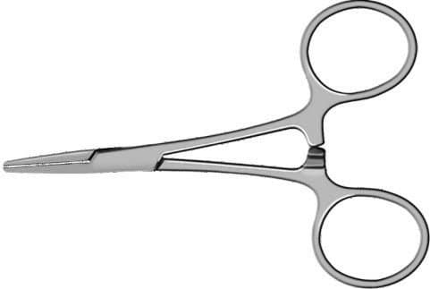Hartman Mosquito Forceps 3 1/2 inches Curved