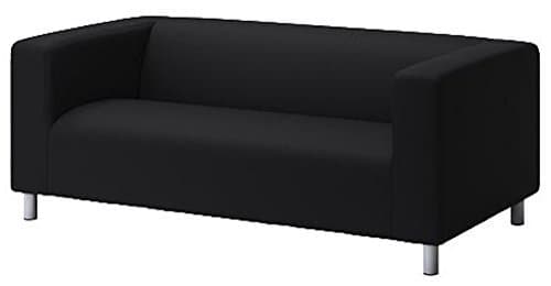 Sofa Pro The Klippan Loveseat Cover Replacement Is Custom Made For Klippan Loveseat Slipcover, A Sofa Cover Replacement. Cover Only! (Pure Black)