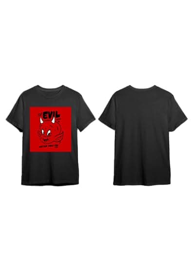 DigiProw Cute Evil Baby with Black Tshirt