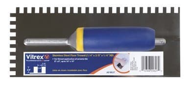 Vitrex Square Notch Trowel Ceramic 1/4 "X3/8 "X1/4 "