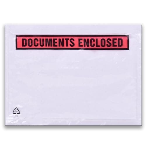 Triplast 225 x 165 mm Printed A5 Document Enclosed Envelope Wallets (Pack of 100)