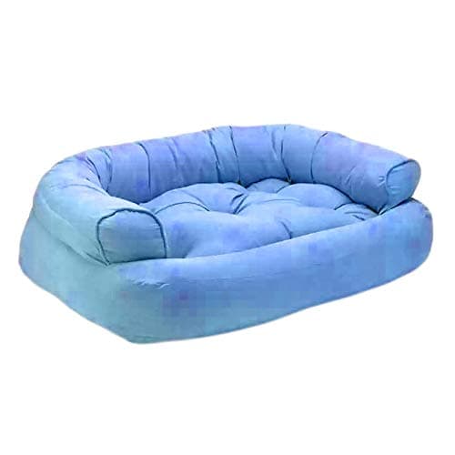 Gorgeous Super Soft Reversable Medium Size Dog and Cat Bed -Sky