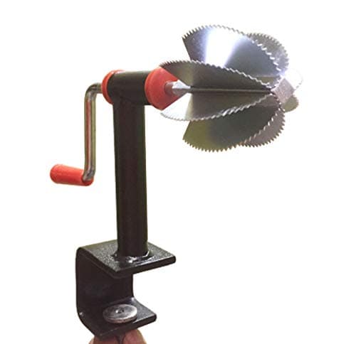 Coconut Scraper Graters Peelers Corers Table and Slab Fit || Stainless Steel Blades with 4'' clamp || Black