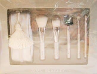 Luxury Collection Silver Make Up Brush Set of 5 Tools