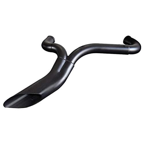 Sportster Evolution Ground Pounder Exhaust Header, 07-13 XL, Black, With Baffles