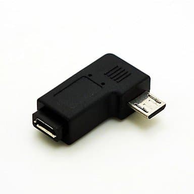 RML Right Angled 90 degree Micro USB Male to Micro USB Female Extension Adapter Conventer Cord Cable Connector