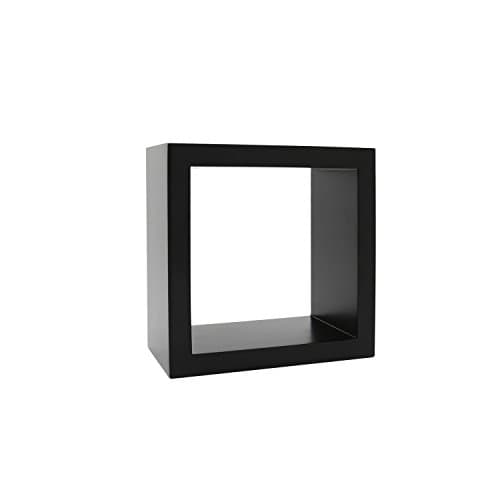 Tangerine Art Display Cube Small Decorative Shelf/Gallery Wall Décor, Mahogany, 6 Inch (79002)