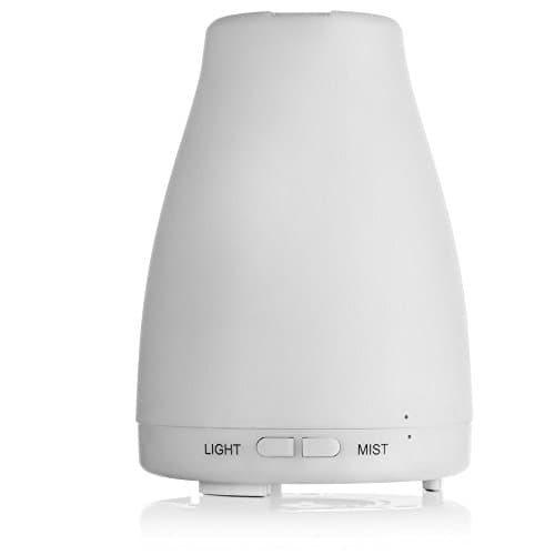 elloon Essential Oil Diffuser, Aromatherapy Home Office Seven Color LED Light No Water Auto Off Adjustable Spray Mode Aroma Humidifier，Yoga, Bedroom, Baby Room