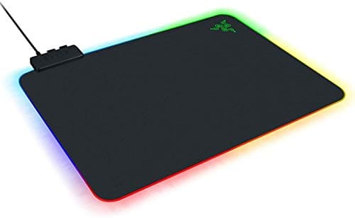 Firefly Hard V2 RGB Gaming Mouse Pad: Customizable Chroma Lighting - Built-in Cable Management - Balanced Control & Speed - Non-Slip Rubber Base