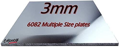 3mm Aluminium Sheet Plate- MULTIPLE SIZE'S & PACK QTY'S - 100 x 100 x 3mm
