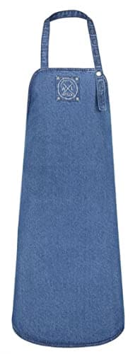 kitchen apron Denim 85 x 60 cm dark blue