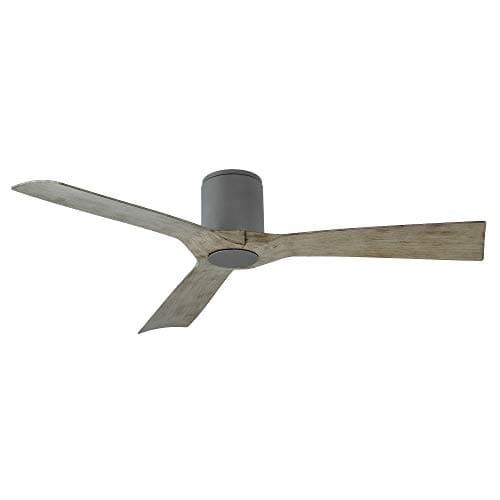 Modern FormsFH-W1811-54-GH/WG Aviator 54" Three Blade Indoor/Outdoor Smart Fan with Six Speed DC Motor in Graphite Finish. with iOS/Android App