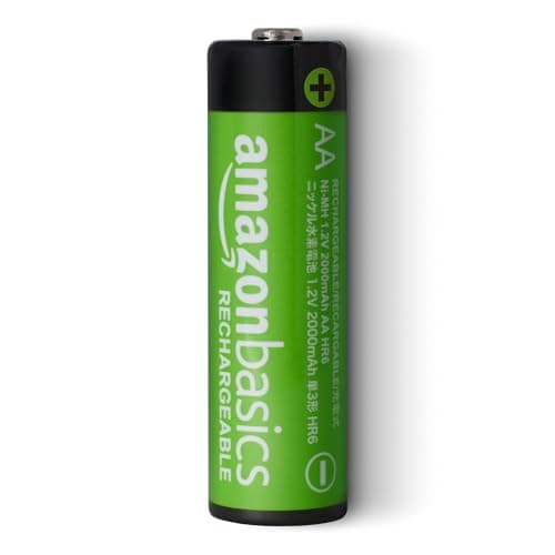 AmazonBasics AA NiMH Precharged Rechargeable Batteries (16-Pack) 2000 mAh