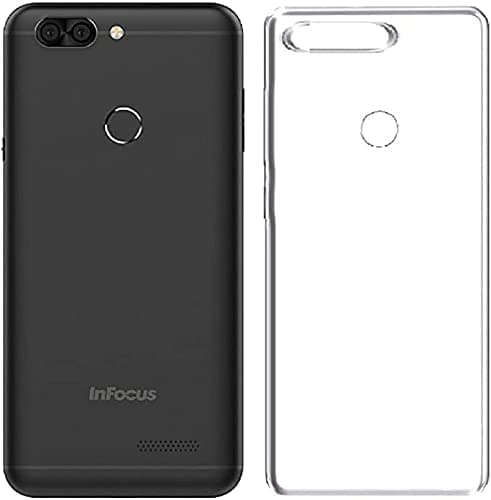 SkyTree Silicone Flexible Plain Soft Transparent Back Cover for Infocus Vision 3