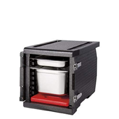 Plustik Gastronorm FRONTLOADER-GN 65 Litre Isothermal Containers, Black, Single