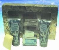 Mick Micheyl Gift Set 3 Pieces (2.0 oz. Eau De Toilette Spray + 6.8 oz. Balm + 3.52 oz. Soap) Men by Mick Micheyl perfumes.