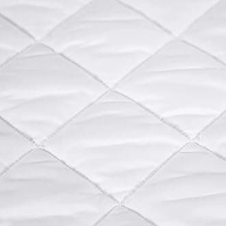 SERTA Power Clean Triple Action Quilted Soft Waterproof Mattress Pad Protector, Moisture Wicking Protection with 15" Deep Pocket, King, White