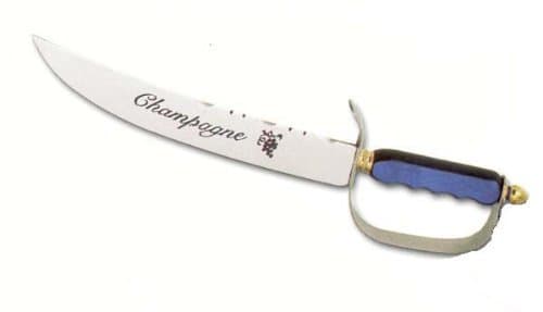 Champagne Sword Prestige Blue Handle Saber