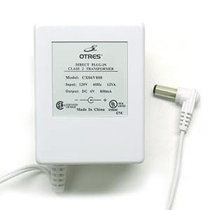 OTRES AC-DC Adapter 6VOLTS DC @ 800mA 2.5mm DC Power Plug