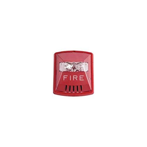 WHEELOCK HSR RED, Wall Mount, 2 Wire, EXCEDER Series, 12/24V, Horn Strobe, Multi-Candela