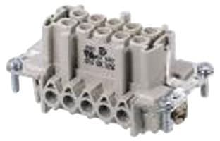 Wieland Electric70.300.1040.0 RECTANGULAR INSERT, RECEPTACLE, 10+PE POS, 2ROW, SCREW