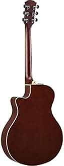 YAMAHA APX600 NA Thin Body 21 Inches Mahogany Wood Acoustic-Electric Guitar, Natural