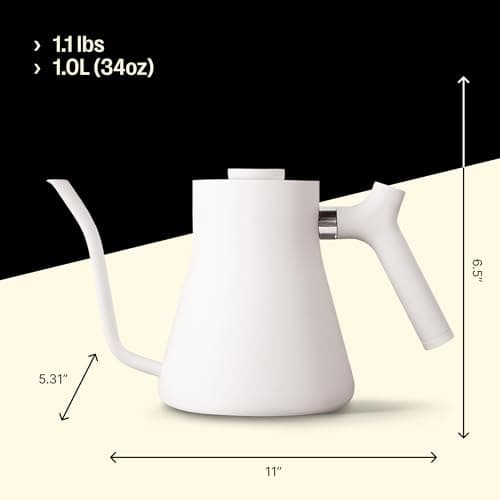 Stagg Pour-Over Kettle (Matte White)