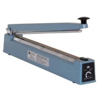 AIE-405P 16" Impulse Hand Sealer with 5mm Seal Width, 16" Seal Length, 8 mil Seal Thickness, Food and Non-food Applications, Commercial and Home Use