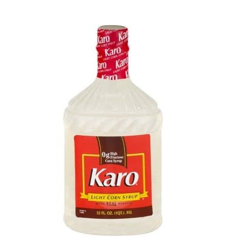 Karo Light Corn Syrup with Real Vanilla 32 Fl. Oz. (1 qt.) (Pack of 2)