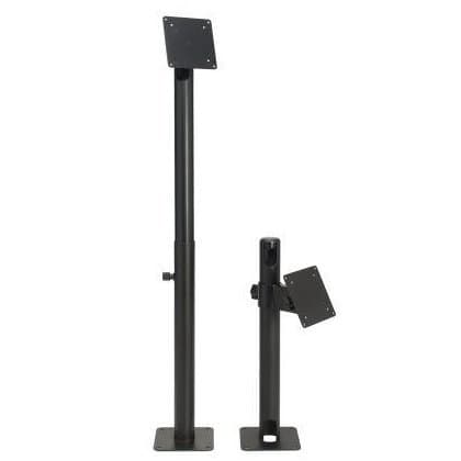 4 inch display arm (black) for vesa pole