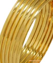 GenericEvani Collection Multi Color Brass Ruby Emerald Coir Design Nice Stone Bangles 2.6 Size for Women-D2