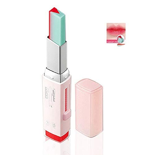 1PC Two-tone Lipstick Moisturizing Gradient Lipstick Long Lasting Lip Blam Waterproof Tint Lip Bar Cosmetic Gift For Women Girls(3 Pomelo Mint)
