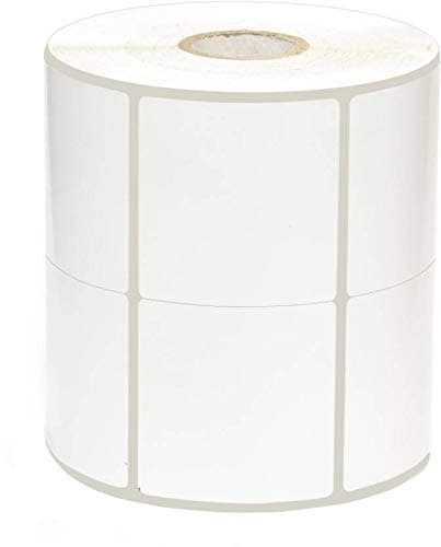 Barcode Labels Stickers 2UP 38 mm X 25 mm Self Adhesive, 4000 Labels per Roll