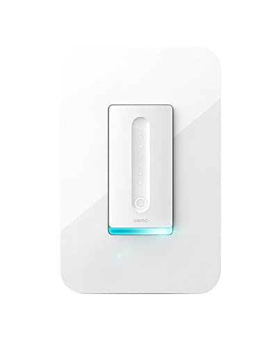 Wemo Dimmer WiFi Light Switch, Compatible with Alexa and the Google Assistant (Renewed)