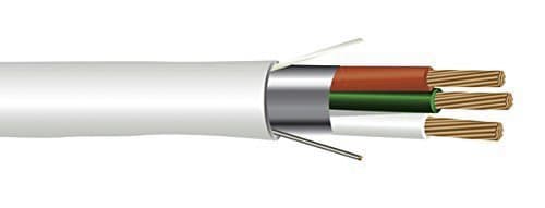 Southwire18/3 Shielded Plenum Rated Wire - 18 Gauge 3 Conductor - 50 Foot