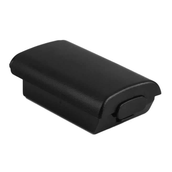DKD Xbox 360 Wireless Controller Replacement Battery Pack Cover Shell (Black) (Video Game)