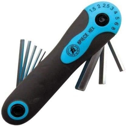 BERENT FOLDING ALLEN KEY HEX TYPE (1.5MM TO 8MM)