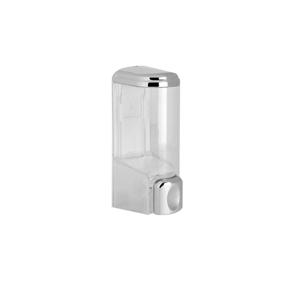 ABS Lotion (Liquid) Dispenser Wall Mounted - Elegant 200ml Liquid Capacity, Transparent Finish - Lockable Design,Bathroom and Kitchen Essential