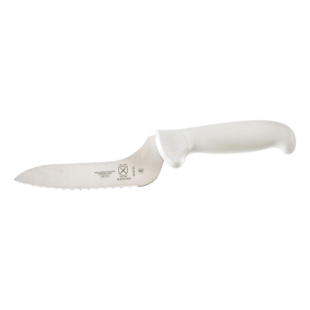 Mercer Culinary Ultimate Offset Bread Sandwich Knife, 6 Inch, White