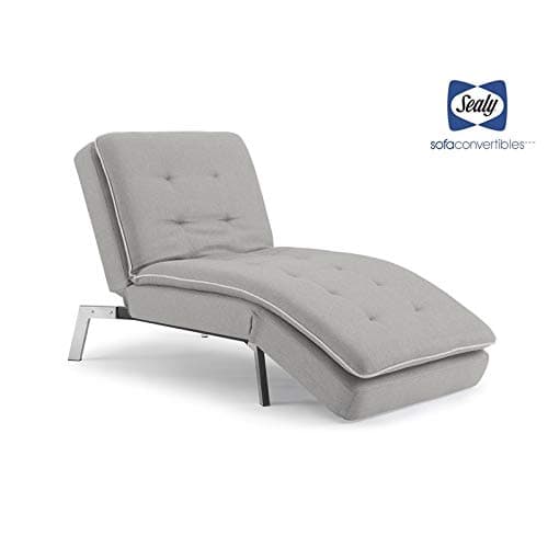 Sealy Harriet Transitional Chaise Convertible in Gray