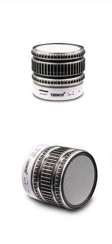 TEMCO Mini Speaker Wireless Speakers Cylinder Stripes Black