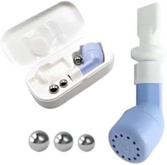 B-Arm Mucus Removal Device For COPD | Lungs Expander with 3 Resistance Balls and Filter | Mucus Clearance Device for Lung Cleanse | Mucus Extractor | Chest Phlegm Removal via Cough Stimulation