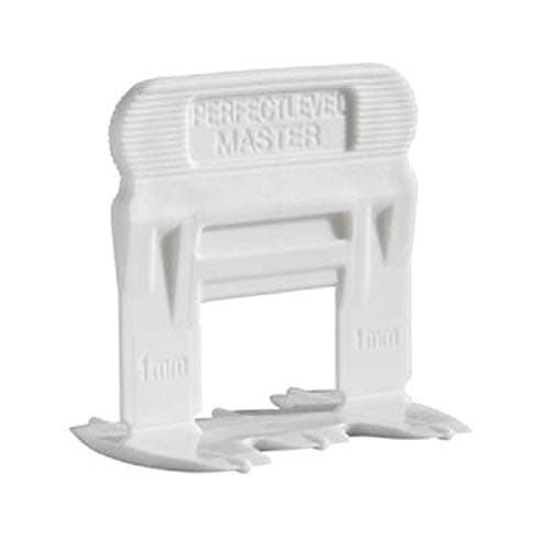 T-Lock8482 1/32" Leveling clips size S for 1/8"- 3/8" THIN Tiles - (250 pcs bag)" PERFECT LEVEL MASTER Professional" Anti lippage" Tile leveling system - Red wedges not included.